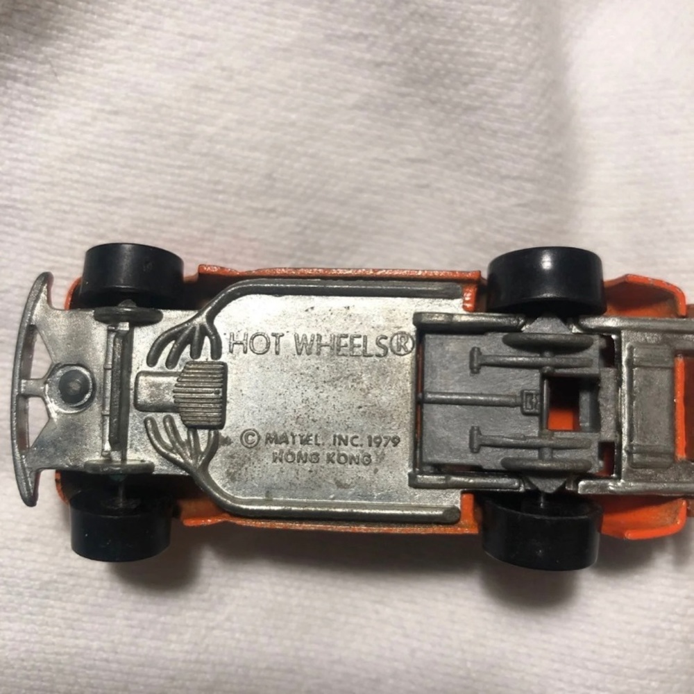 Vintage 1979 woody orange diecast Hot wheels